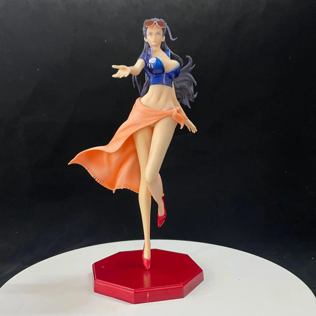 25cm One Piece Nicole Robin Activity Doll Statue Anime Small Statue PVC Model Doll Collection Toy Gift Children