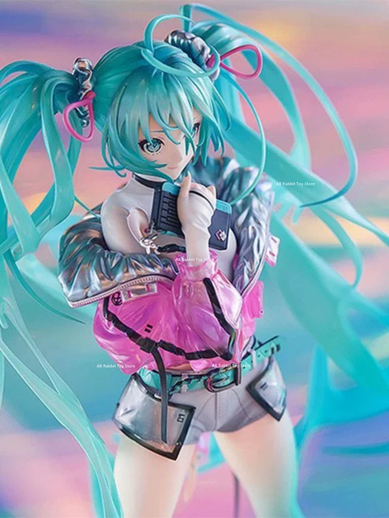 Hatsune Miku Anime Figure - Miku Yoneyama Mai Action Figurine Kawaii Doll Collectible Model Toy for Desk Decoration Gift
