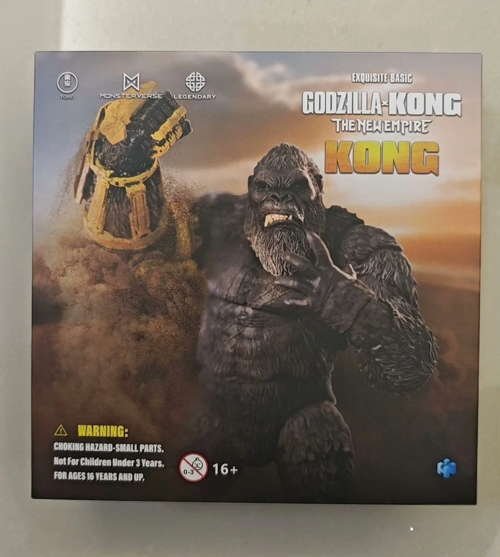 HIYA Original In Stock Gesila vs. Kong Rise of the Empire Kong Mechanical Gloves Version Action Figure Model Display Toys Gifts