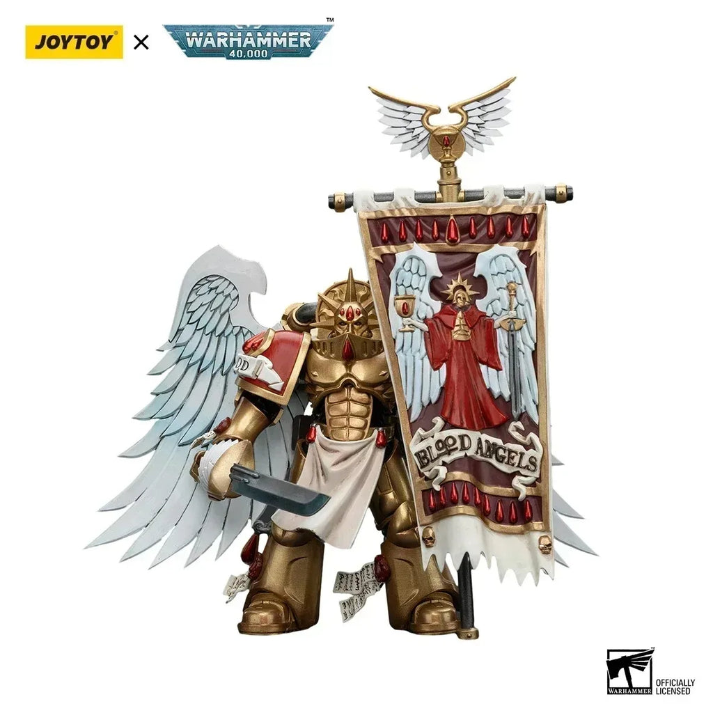 [IN STOCK] JOYTOY Warhammer 40k 1/18 Action Figures Blood Angels Sanguinary Guard Sanguinary Ancient Model Toy Boy Gifts
