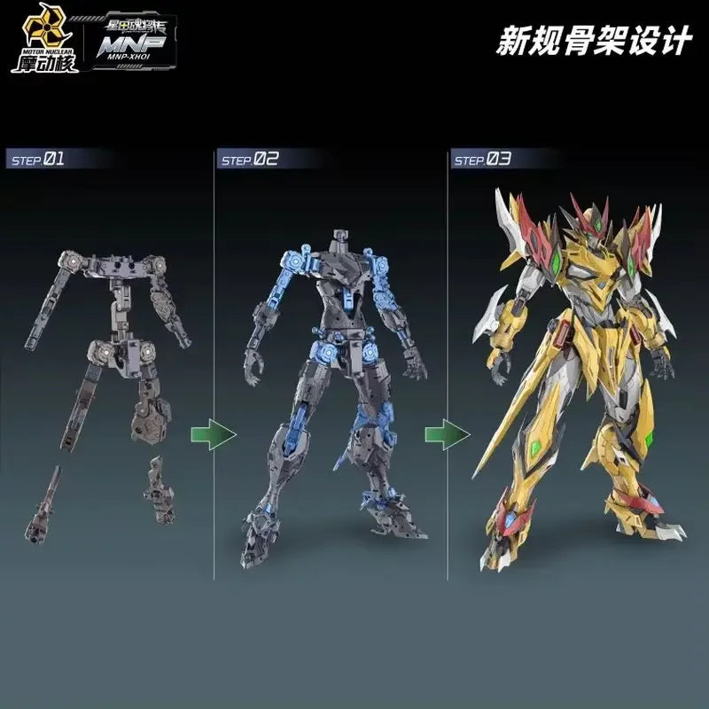 Hot 100% Genuine Motor Nuclear Mnp-Xh01 Bai Qi In Warring States Period Assembles Mecha Model And Collects Toys Gifts