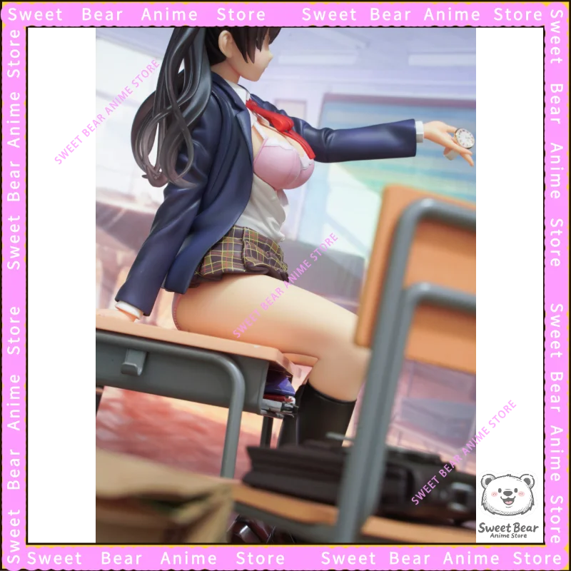 【AY】Futaba Ayaka 1/7 China Ver. Double Ponytail JK Uniform Pretty Girl Desktop Ornament 18+ Figure Anime Model Toys Hobby