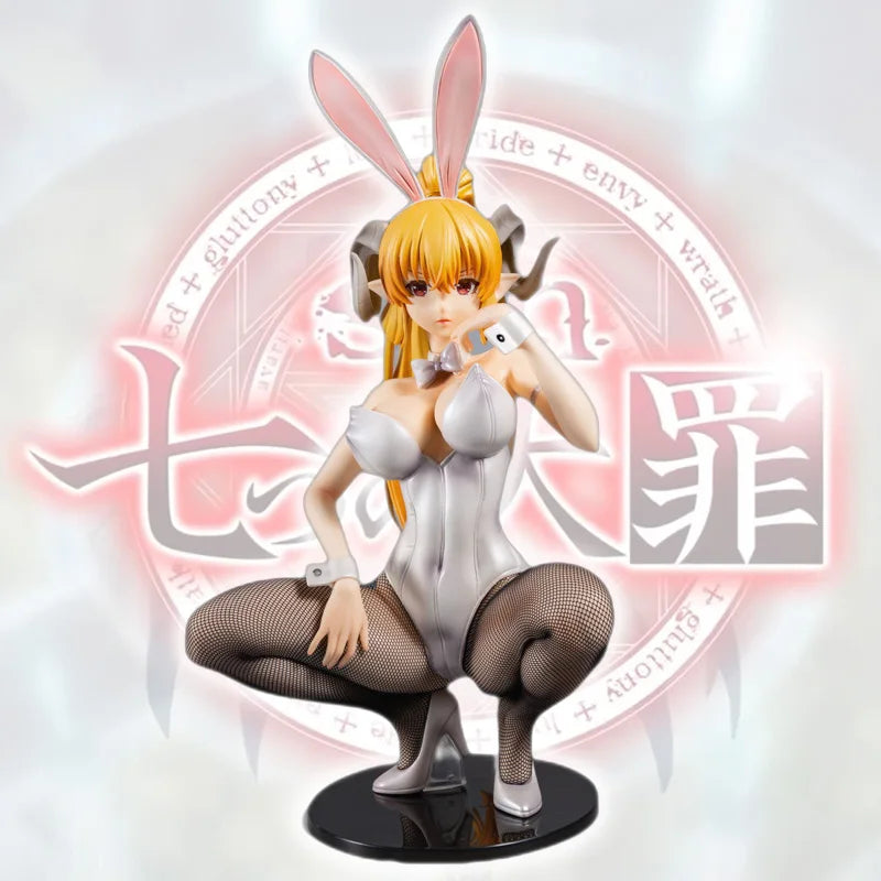 FREEing Anime Seven Deadly Sins Asmodeus Lucifer Bunny Sexy Girl 1/4 PVC Action Figure Adult Model Toy Collection Doll Gift