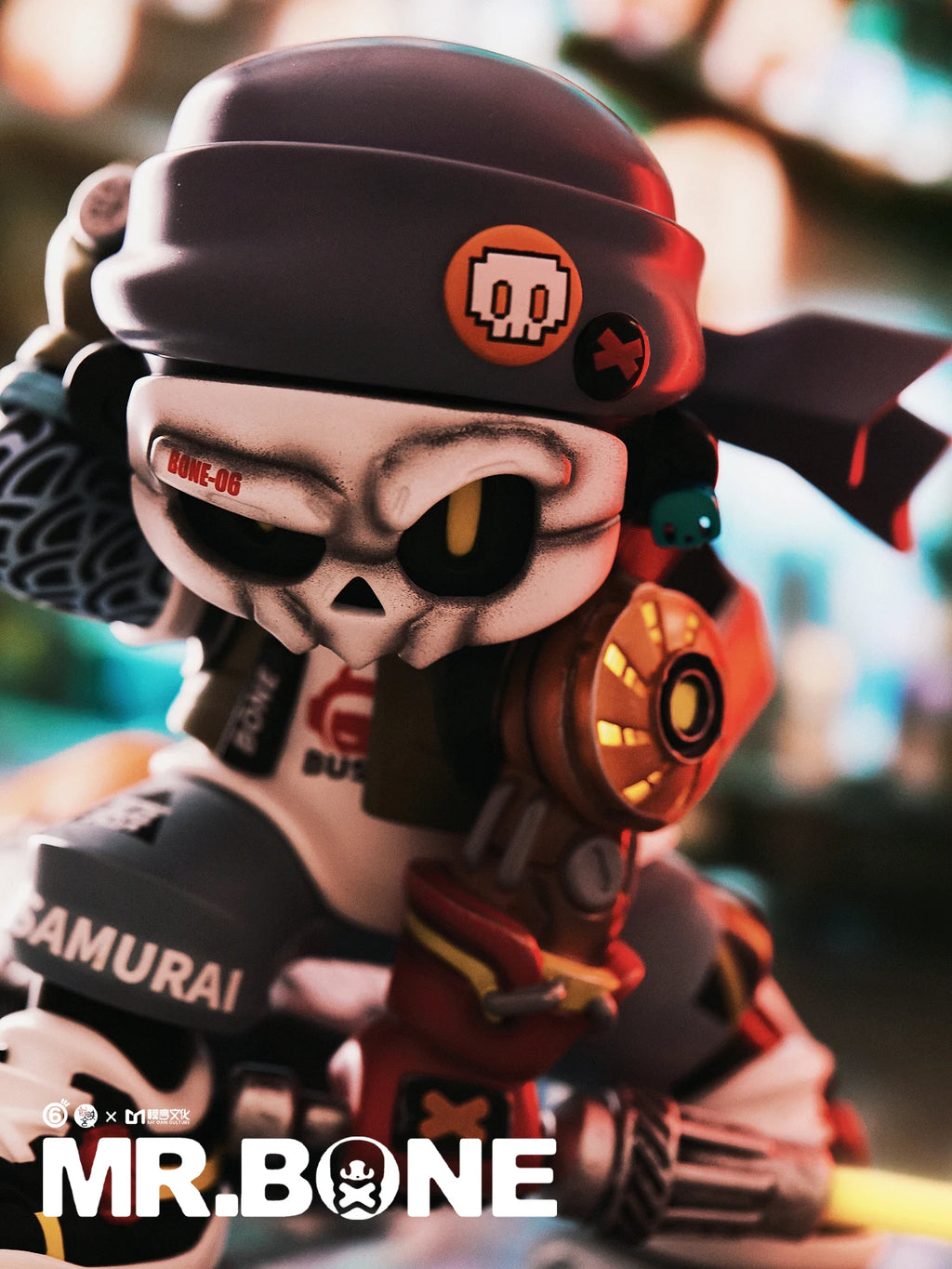 MR BONE Dark Night Musashi 200% Super Large Scale Officially Licensed Out-of-print Limited Edition Figure In Stock Fast Shipping