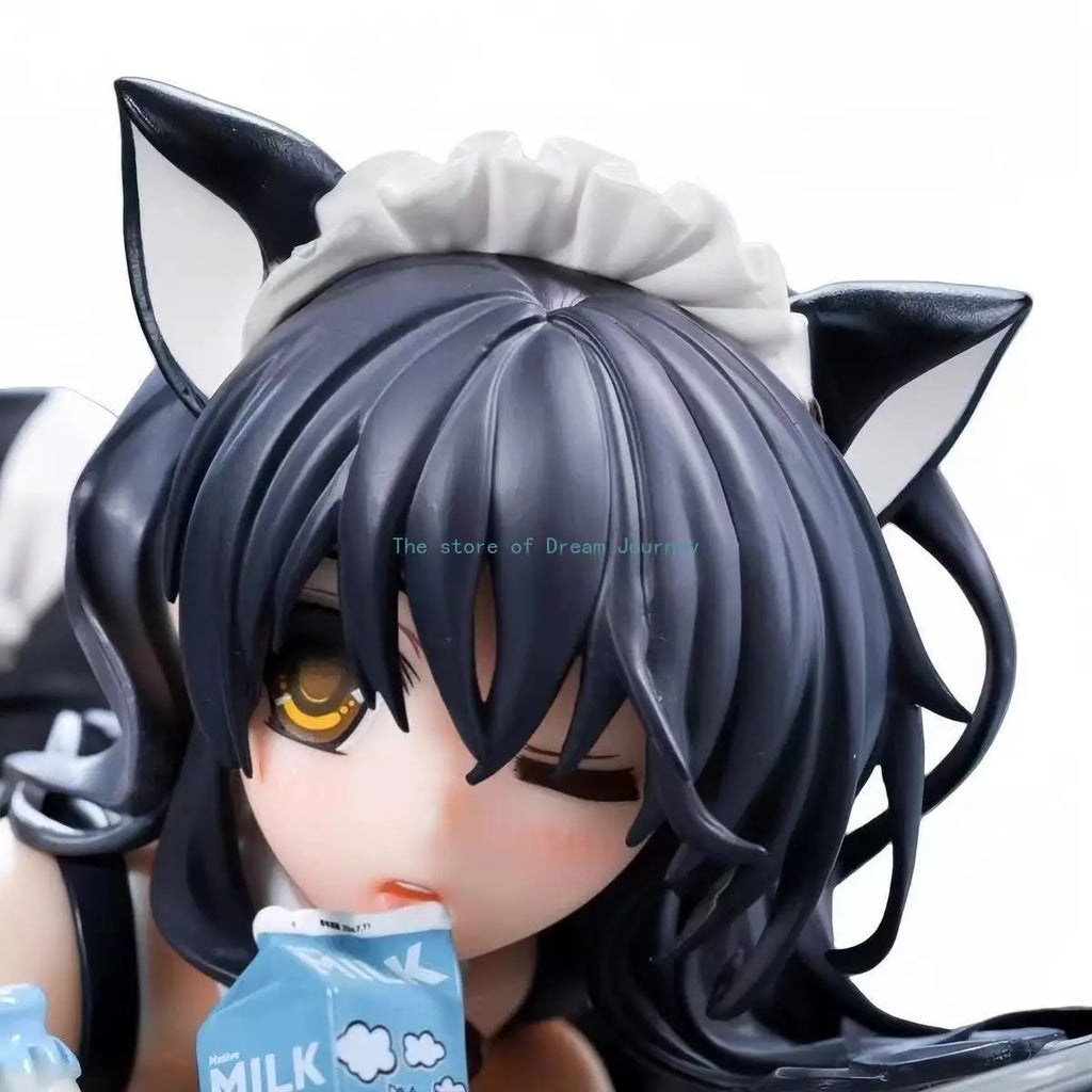 In stock genuine original high quality Milk Cat 6/1 figure 2D animation model desktop case ornament gift