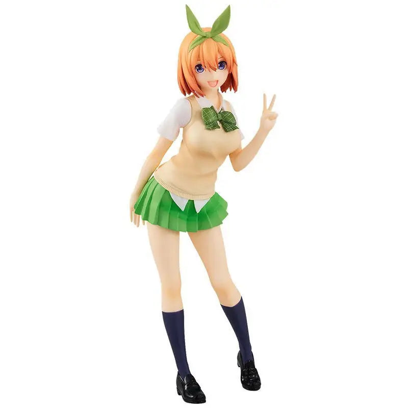 18CM The Quintessential Quintuplets Ichika Nino Miku Yotsuba Itsuki JK Uniform PVC Action Figure Collectible Model Surprise Gift