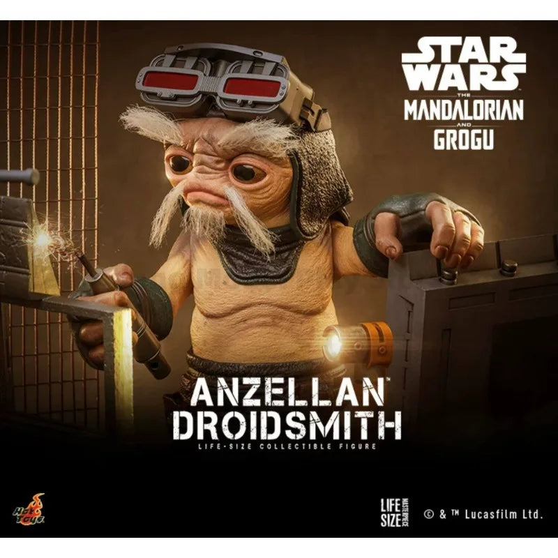 Shipped Within 24 Hours HotToys Mandalorian Anzel Robot Expert 1/1 Collectible Doll Movable Model Gift Collection