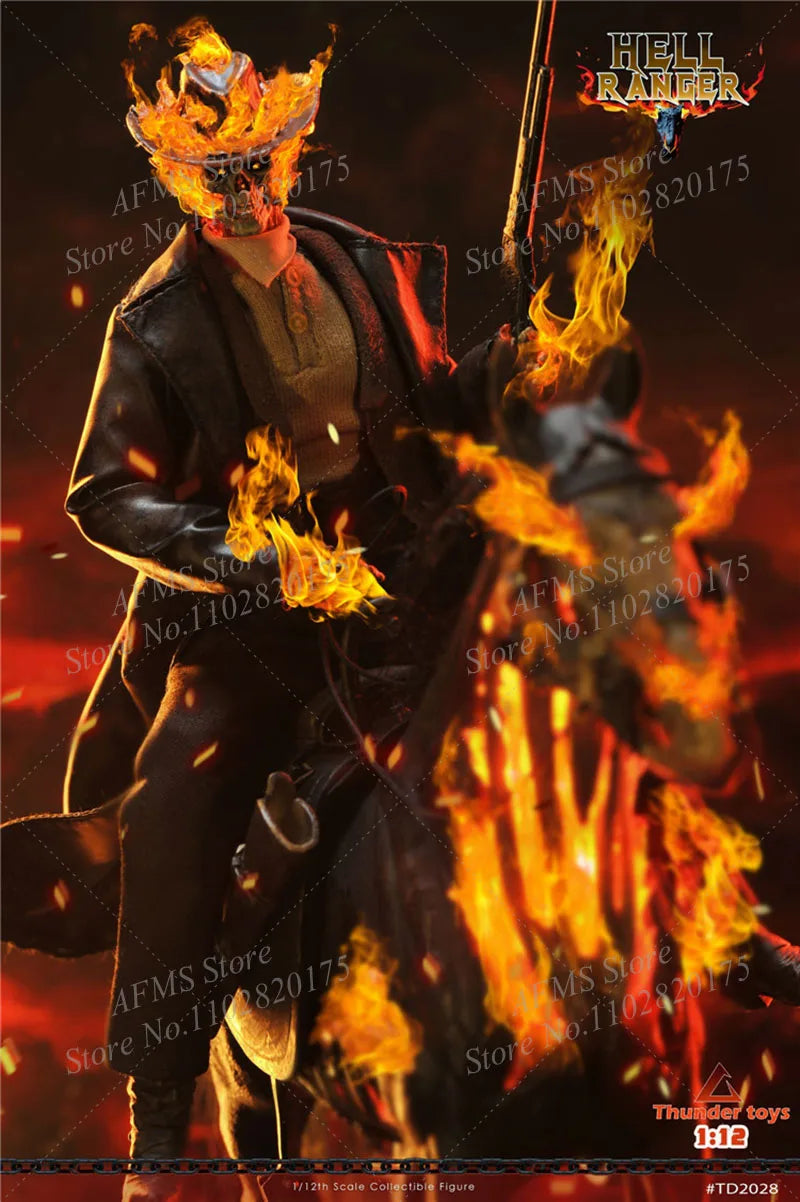 Thunder toys TD2028 1/12 Men Soldier Ghost Rider Dolls Full Set 6Inch Action Figure Model Best Collection Toys