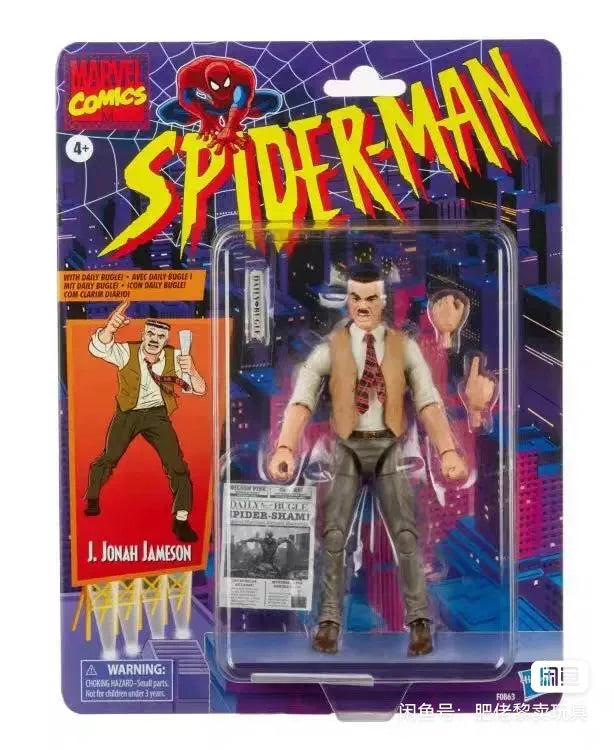 New Original Hasbro Marvel Legends Series J. Jonah Jameson (Spider-Man) Action Figures Toys Collection Models