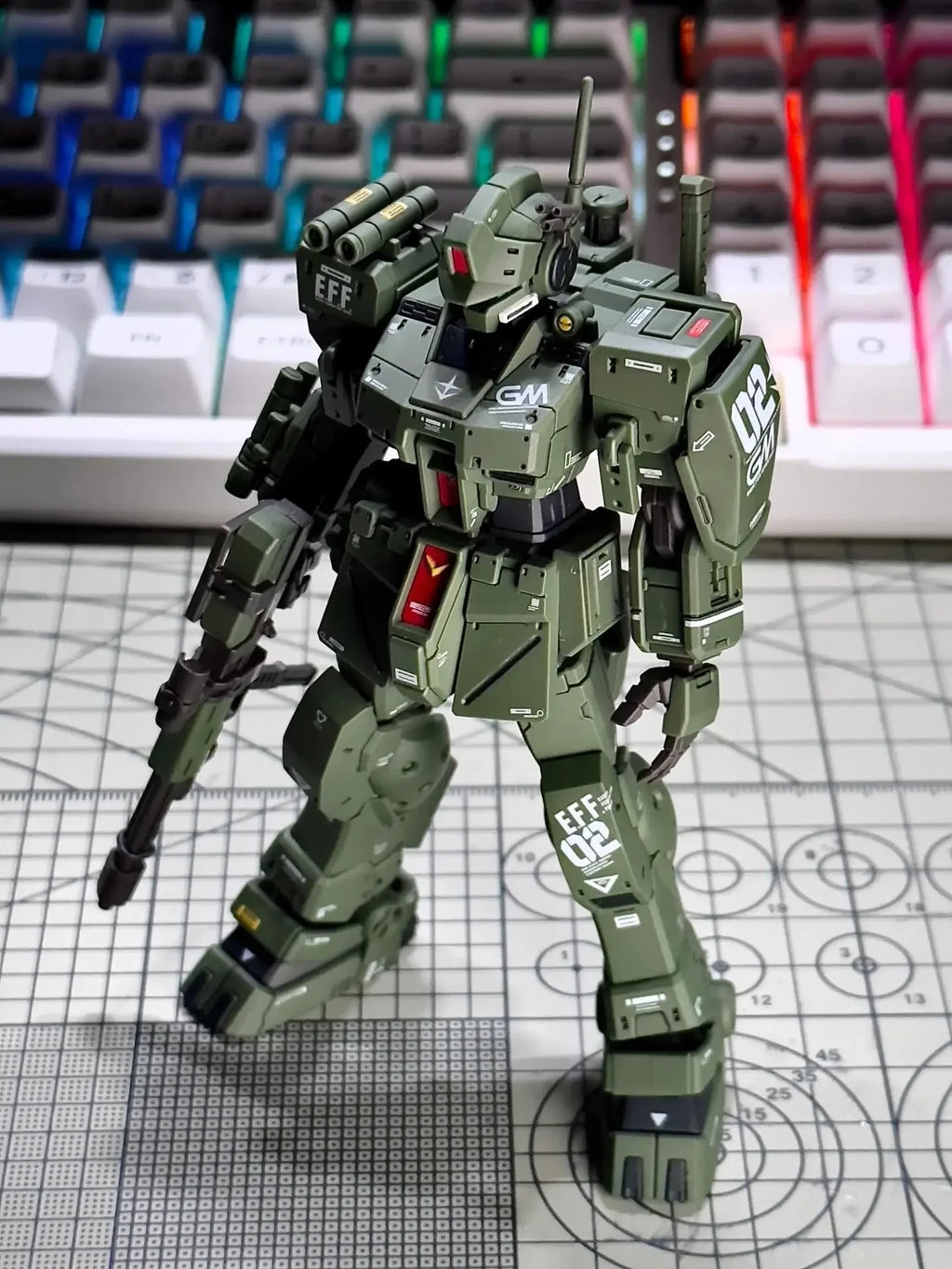 XFS HG GTO RGM-79S GM Spartan Assembly Model 1/144 Desert Type Kit Spartan Action Figures Robot Mecha Plastic Model Toy Gifts