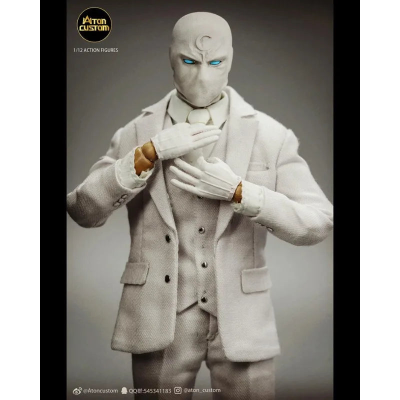 Aton Custom Original 1/12 Finished Product Movable Exquisite Figurine Moonlight Knight Anime Toys Model Festival Gift for Boys
