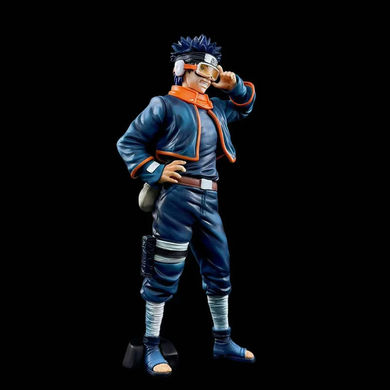 New Anime Naruto Kid Goggles Headband Obito Uchiha Figurine Jg Model Standing Statue Figure Collectable Ornaments Boy Toy Gift
