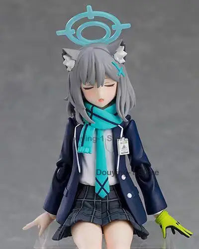 In Stock Original GSC POPUP Max Factory Figma 567 Blue Archive Shiroko Sunaookami Action Figures Anime Model Toys