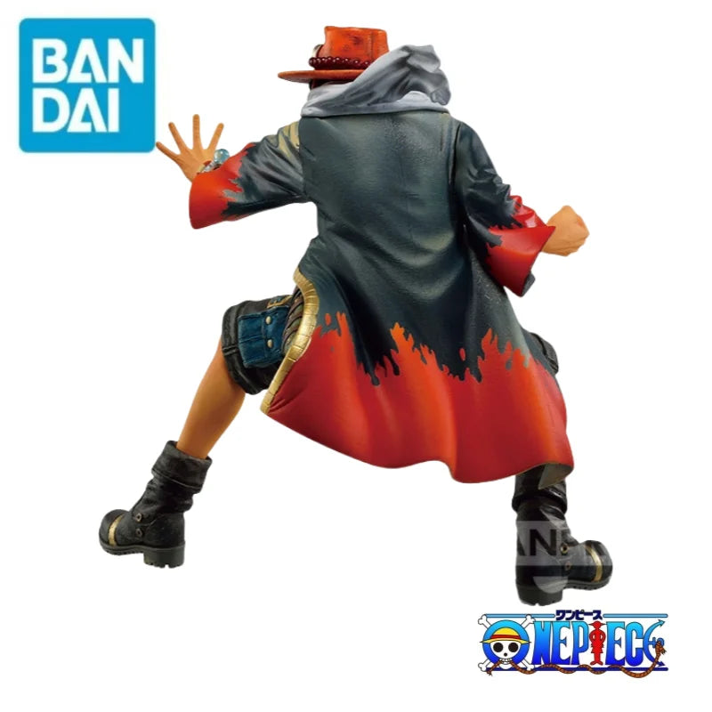 Auf Lager: Bandai Original One Piece Banpresto Portgas D Ace – 100 % Original Anime-Merchandise, Spielzeug, Figur, Ornamente, Statue, Modell
