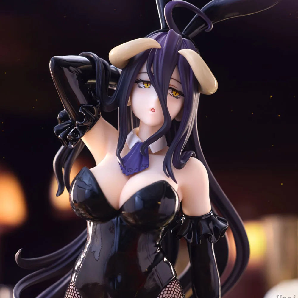 Albedo Anime Figur Shalltear Bloodfallen Figur stehende Pose Albedo Actionfigur Bunny Girl Modell Puppe Spielzeug Sammlung Geschenk
