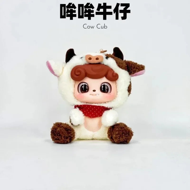 Q.Kids Animal Preschool Series Figure Blind Box Surprise Gift Cartoon Plush Dolls Q Baby  Mystery Box Model Decor Kids Gift Toys