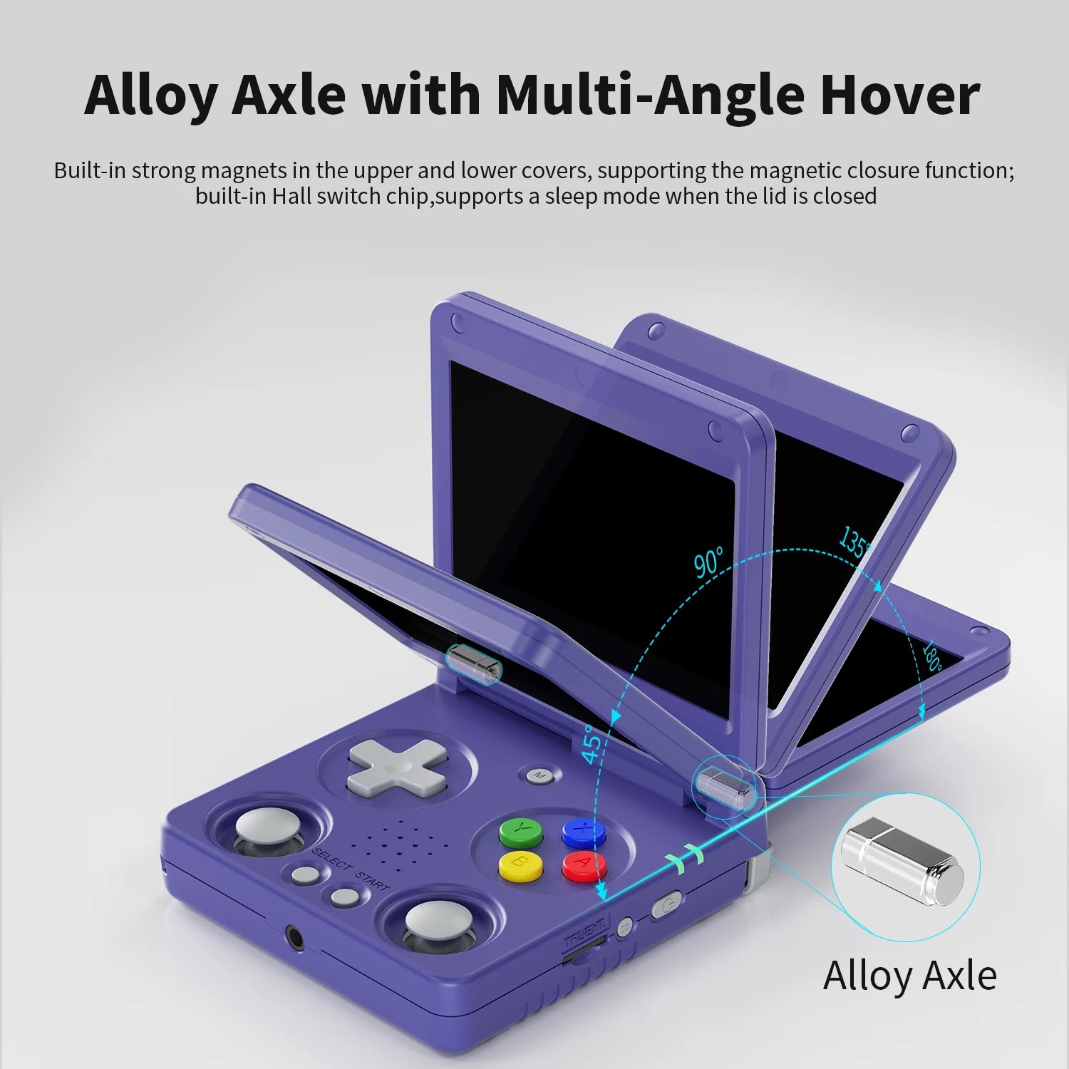 Anbernic RG34XXSP Flip-Handheld-Spielekonsole 3,4-Zoll-IPS-Bildschirm Linux 64-Bit 3300 mAh WIFI Zusammenklappbarer Retro-Video-Gaming-Player