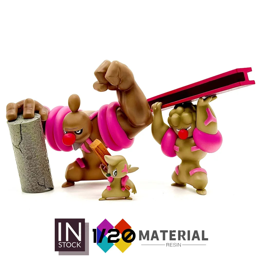 [In Stock]1/20 Resin Scale World [FT] – Timburr & Gurdurr & Conkeldurr
