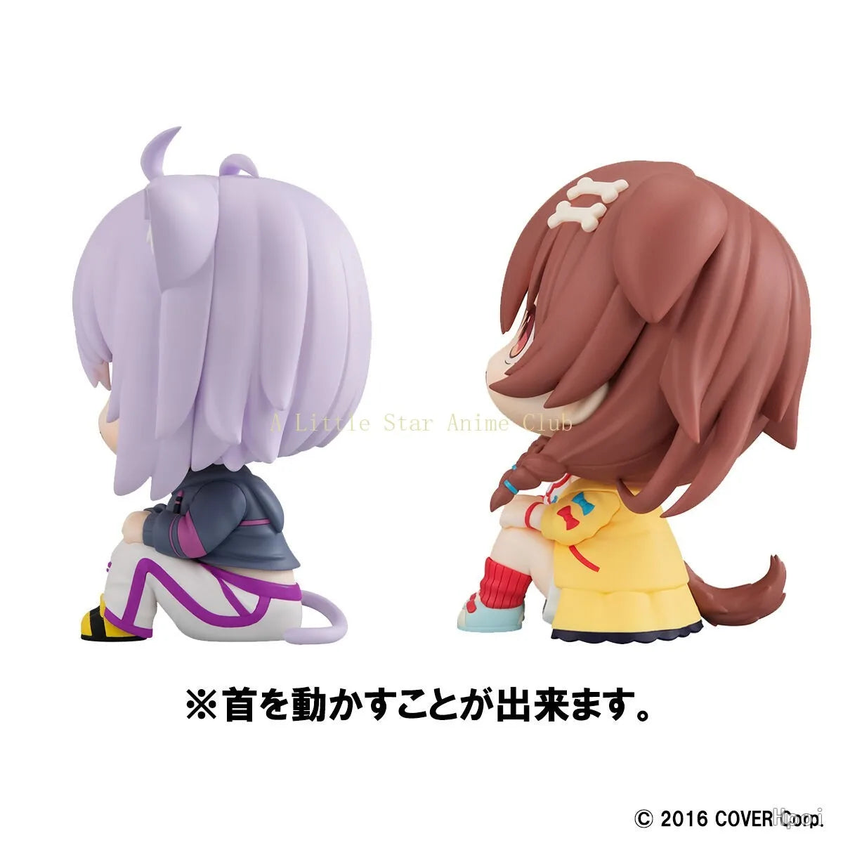 In Stock Original MegaHouse Look Up Hololive Inugami Korone/Nekomata Okayu Animation Figures Model Collection Ornaments Toys