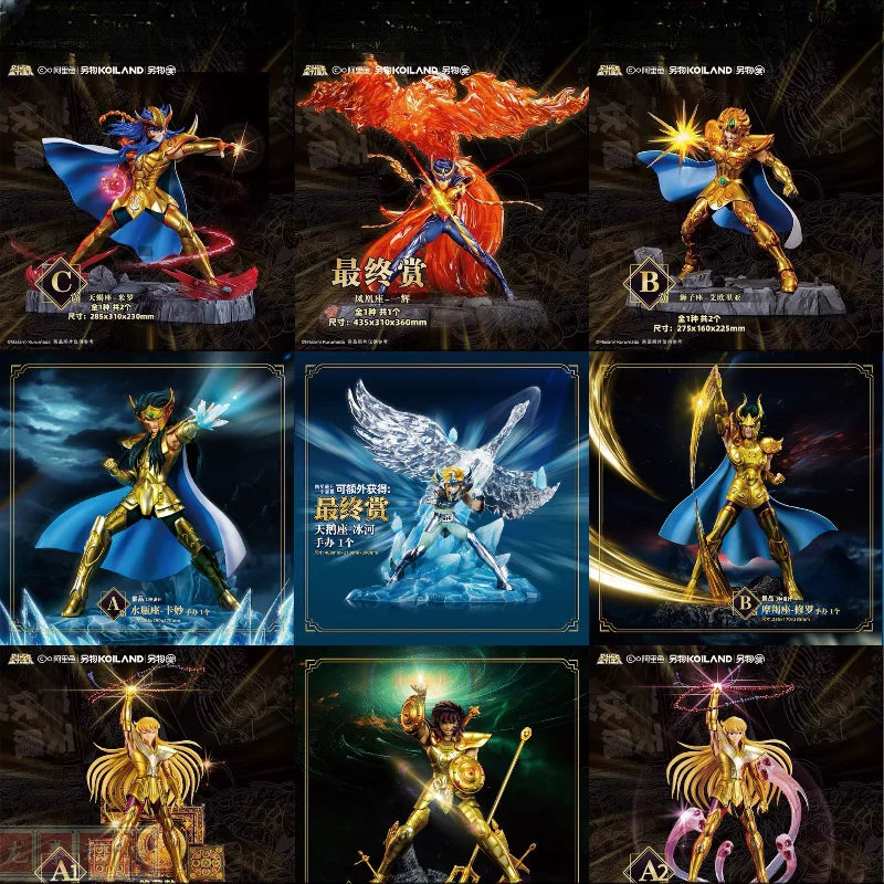 Saint Seiya Ichiban Kuji Another Prize Virgo Shaka Leo Aiolia Scorpio Milo Phoenix Ikki Figure Collectible Gift For Fans
