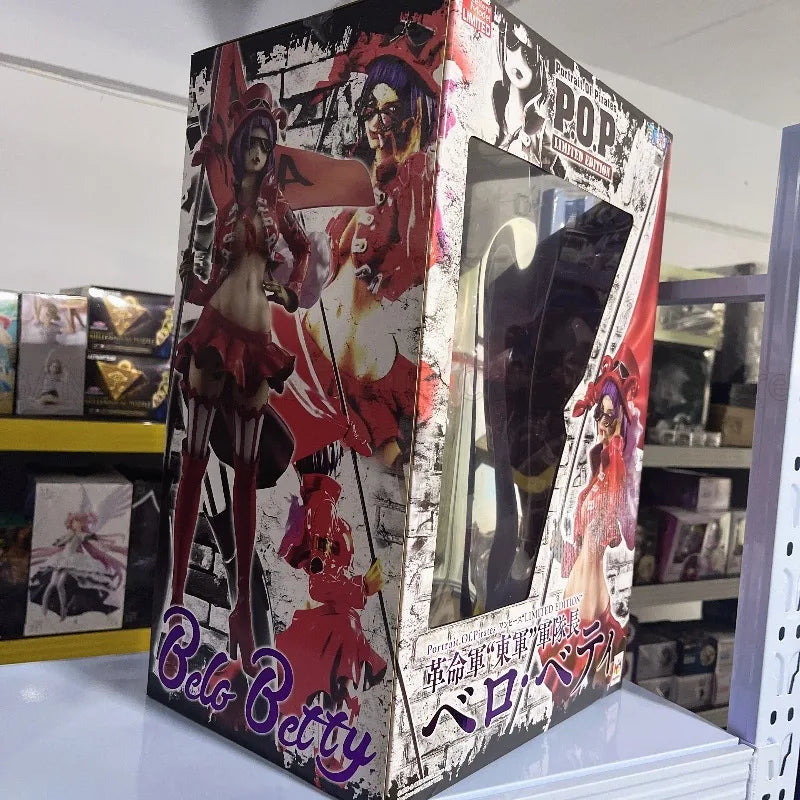 In Stock Original MegaHouse POP Limited Edition ONE PIECE Belo Betty Anime Humanoid Toys Gifts Decoration Collection