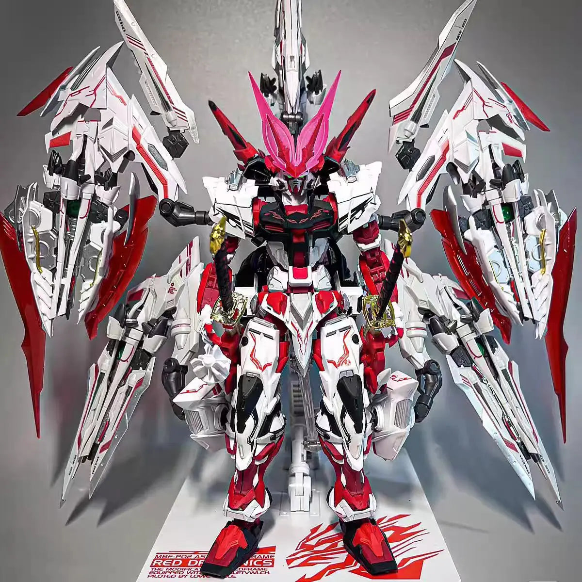 DABAN 8836 Gundam Astray Red Frame Red Dragon Action Figures MG 1/100 MB Assembly Model Kit Collectible Models Boys Toys Gifts