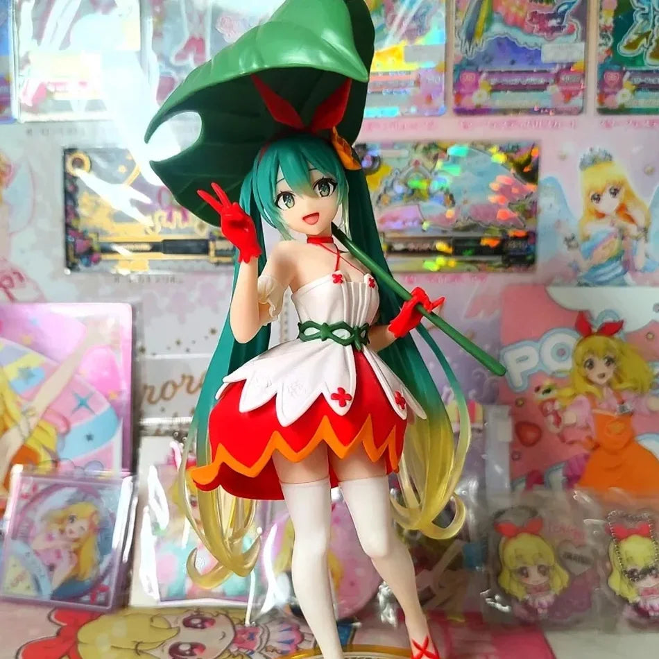 In Stock Hatsune Miku Anime Figure Fashion Subclture Miku Action Figure Christmas Gift PVC Collection Model Kawaii Girl Doll Toy