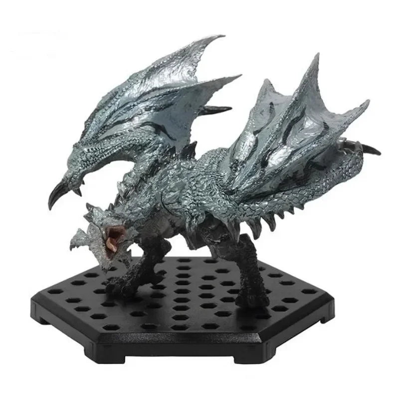 Monster Hunter World Iceborne Action Figure PVC Model, Nergigante Tigrex Basarios Dragon Collectible Decoration Toy for Adults