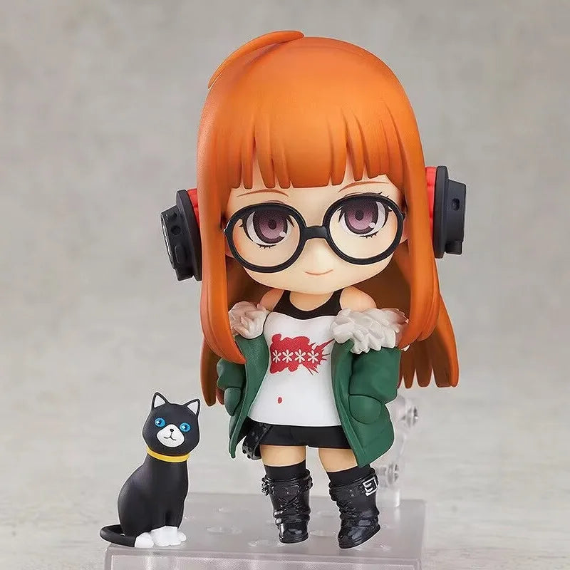 Q Version 2706# Akechi Goro 989# Amamiya Ren 963# Sakura Futaba Figures PERSONA Game Model Doll Set Toy Movable Collection Gift