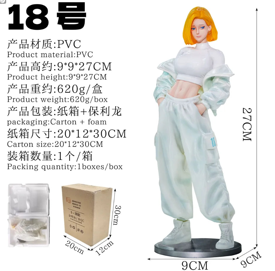 JT Statue Anime Dragon Ball Series Super Saiyan Goku Klin Trunks Figures Pvc Statue Collection Model Room Decoration Gift Toy
