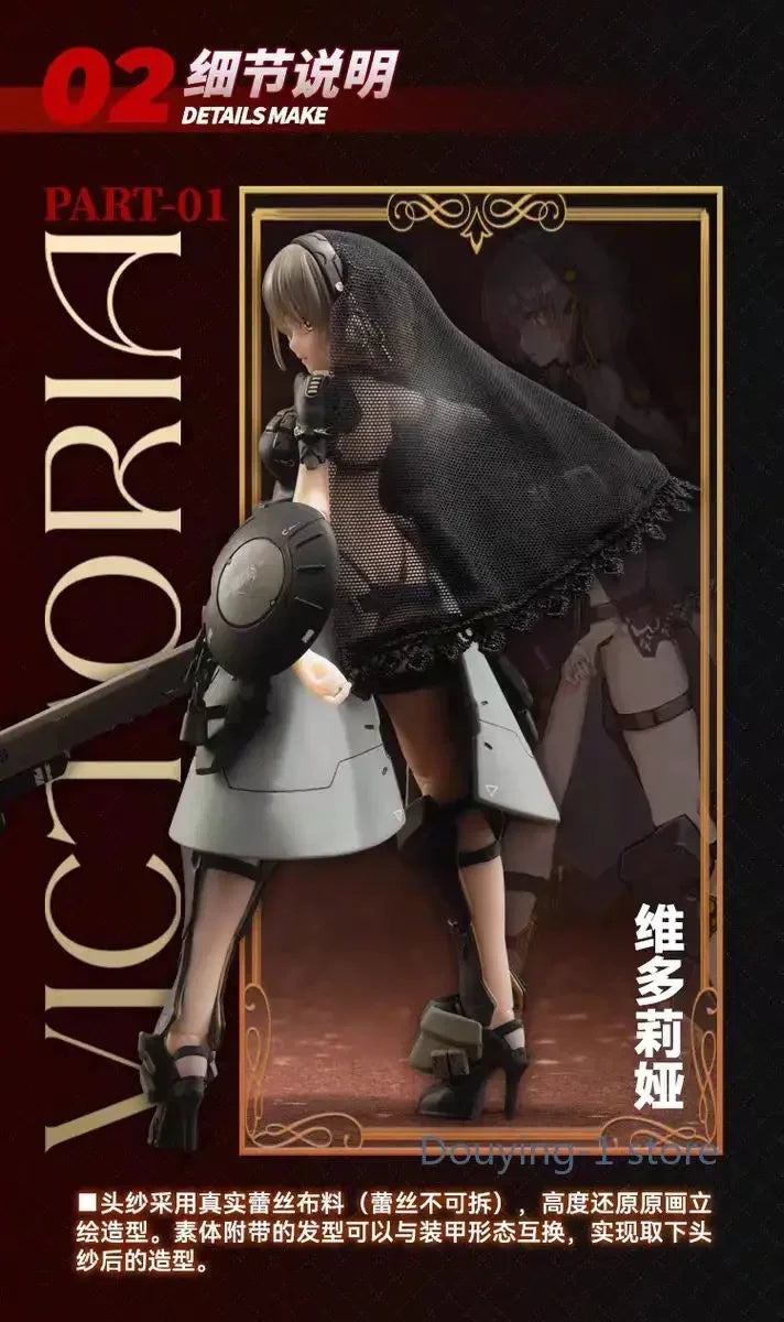 In StockIn Stock Victoria Mussel Action Figure, Double-body Movable Clothing, 1/12 Articulated Doll Collectible Doll GiftAction