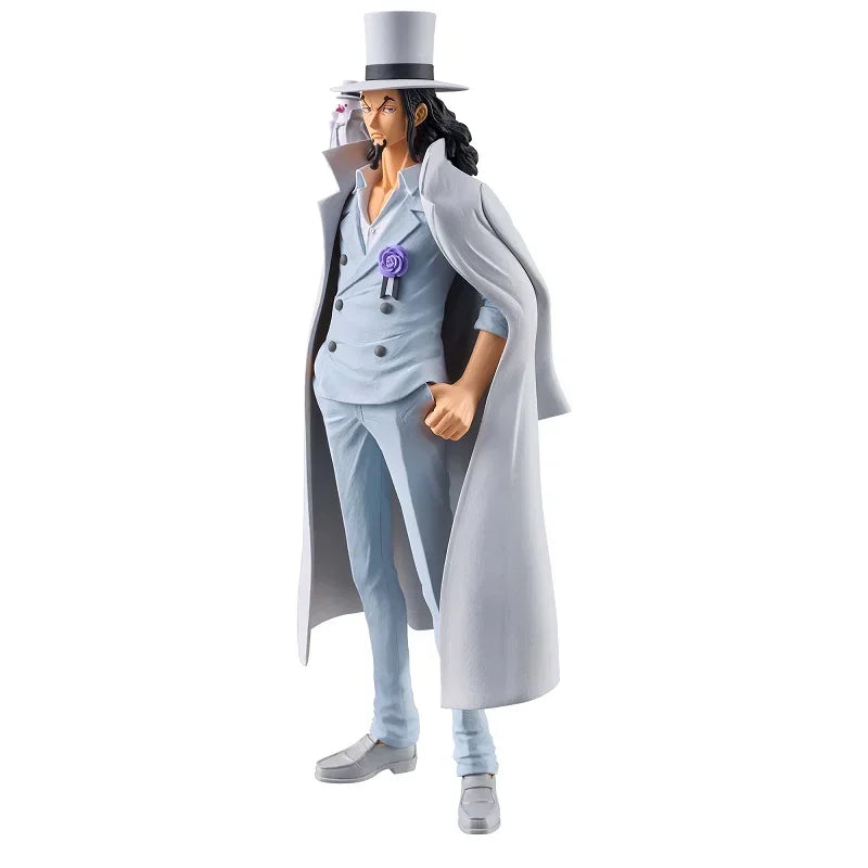 В наличност Bandai BANPRESTO DXF ONE PIECE The Grandline Series Extra Rob Lucci Desktop Doll Anime Action Figure Toy Gift Model