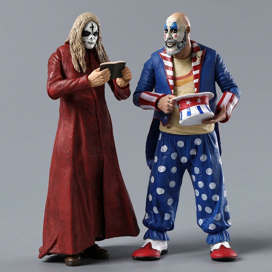 NECA House of 1000 Corpses Otis Driftwood Captain Spaulding 20th Anniversary Movable Body Joint Action Figure Toy
