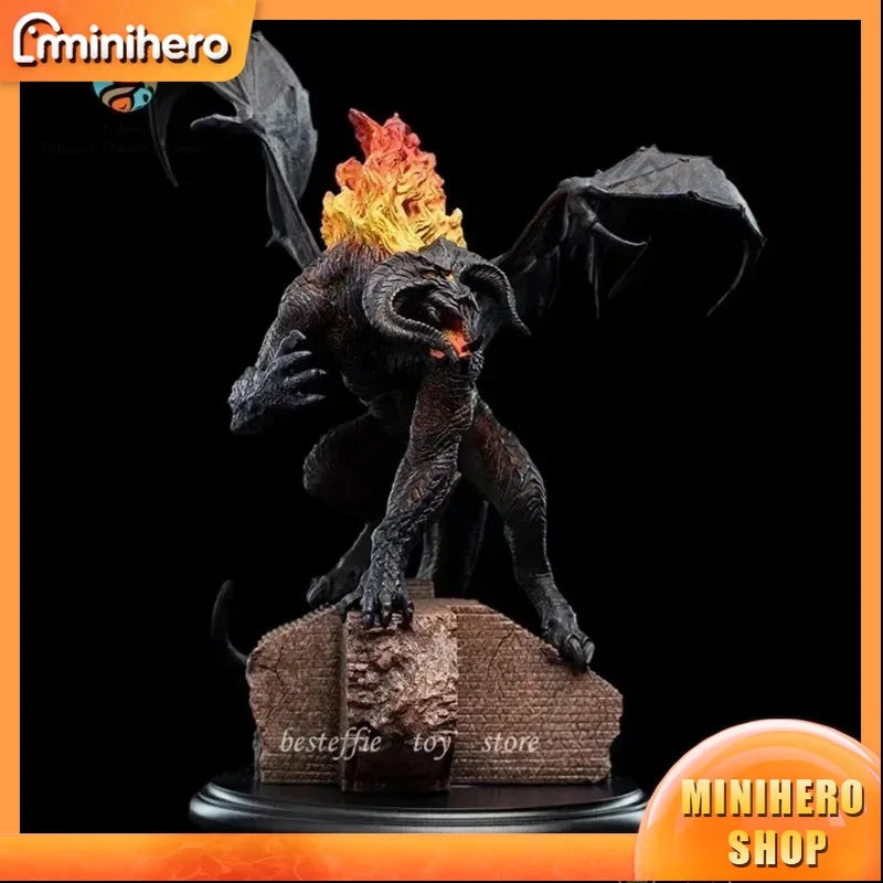 Handmade 14cm Weta Lord of the Rings Balrog Mini Series Anime Action Figure from Moria – Collectible Xmas Gift Ornament for