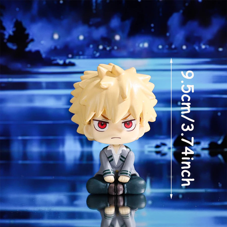 My Hero Academia Q-version Green Valley Kyoji, Bozu Hoshigami, Honjo Kyouko, Zanji, Taichi, Handicraft Model Set for Decoration