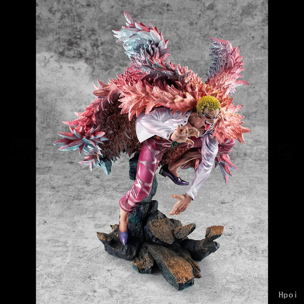 【MT】Original MegaHouse POP SA-MAXIMUM ONE PIECE Donquixote Doflamingo Figure Toy Collection Decoration