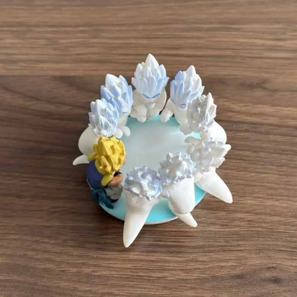 4,5 cm/1,77 Zoll Anime Dragon Ball Figur Ghost Gotenks Actionfiguren PVC Statue Desktop Ornamen Sammlung Modell Spielzeug Geschenke