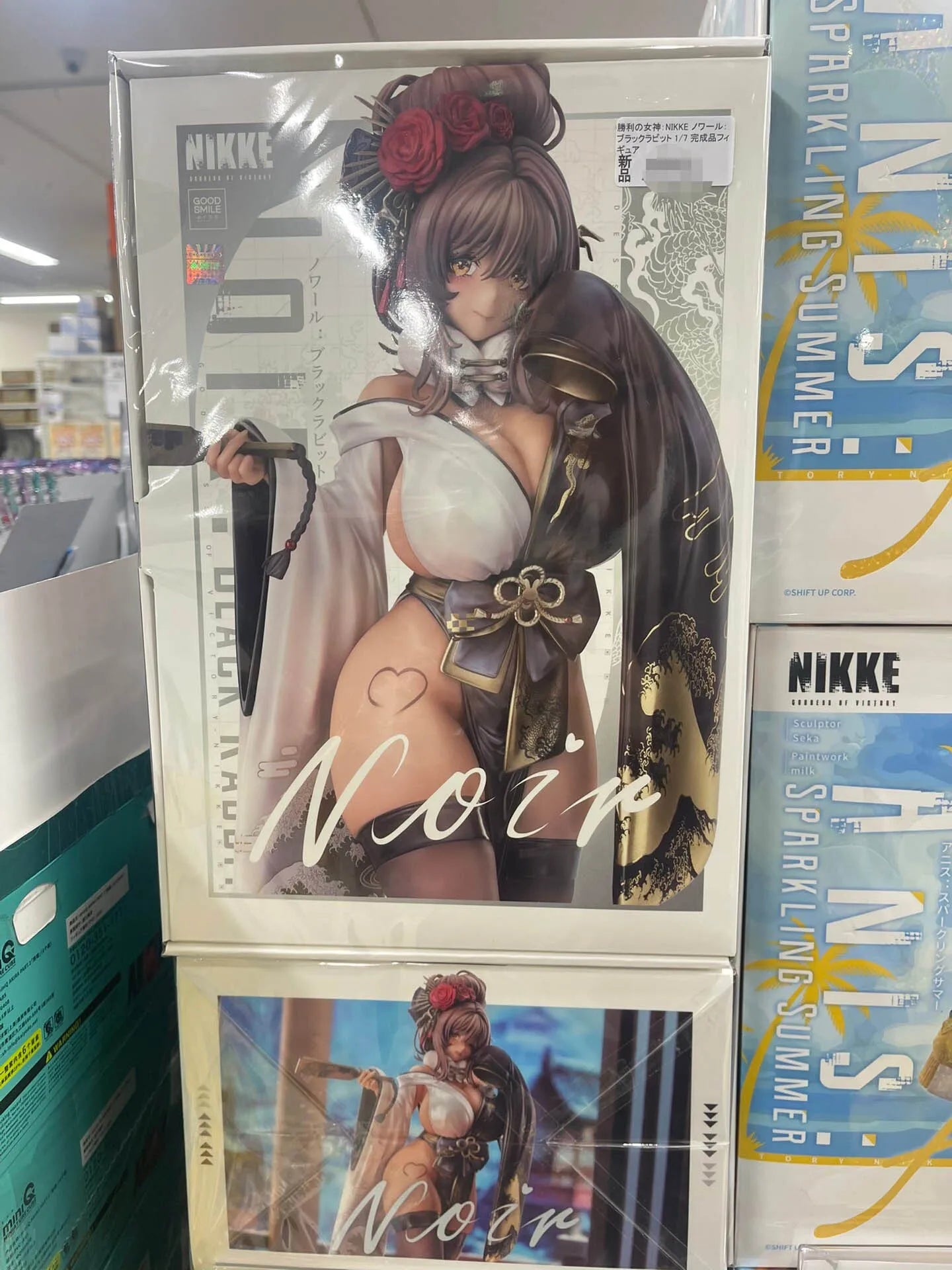 In stock GSC Goddess of Victory New Hope Noah Black Rabbit Blanche: White Rabbit  Figures Anime Model Genuine Boxed Toys Gift