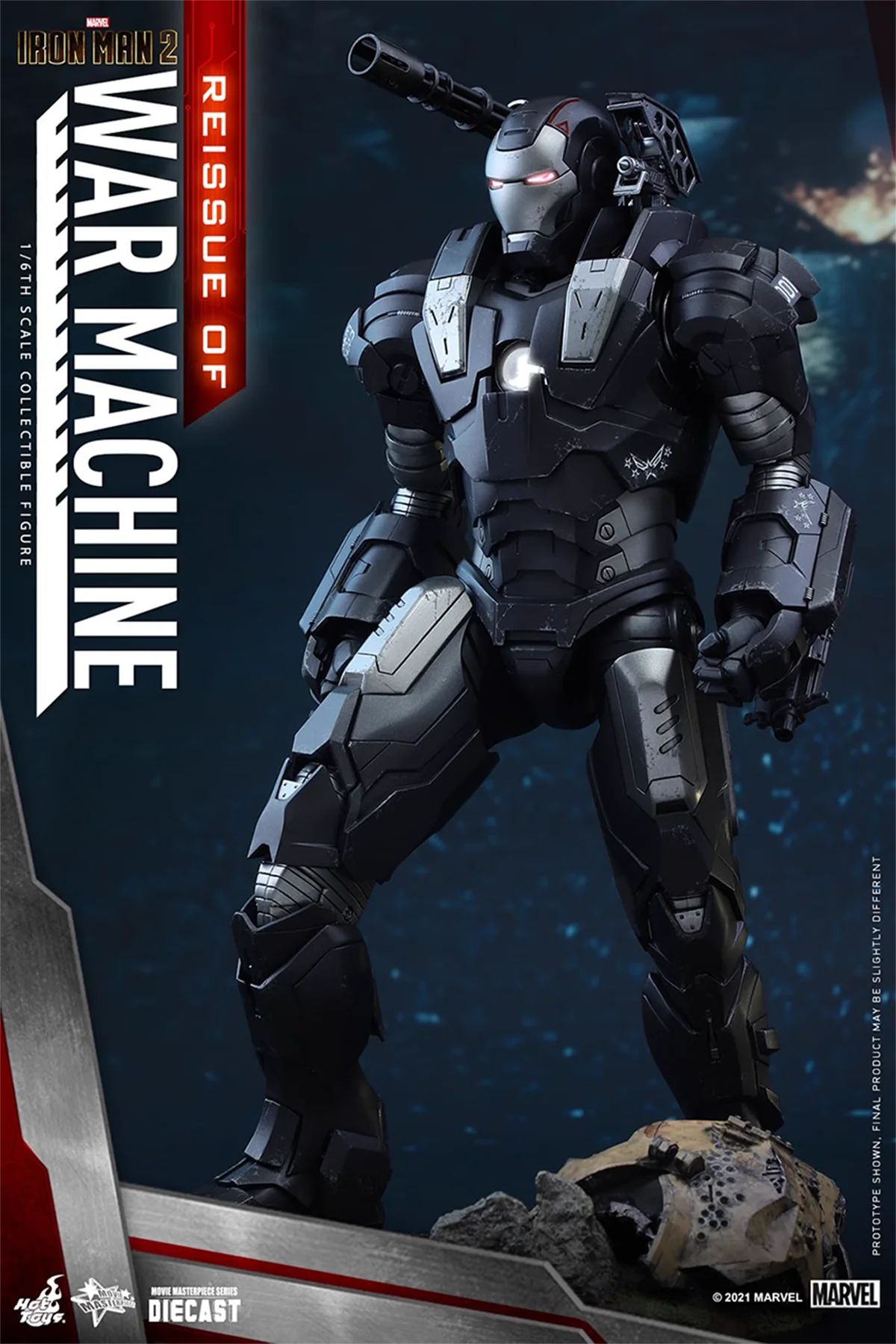 Original HOTTOYS 1/6 Die-cast Alloy MMS331D13B Iron Man 2 War Machine MK1 Action Figure Model Toys Collection Scene Ornaments