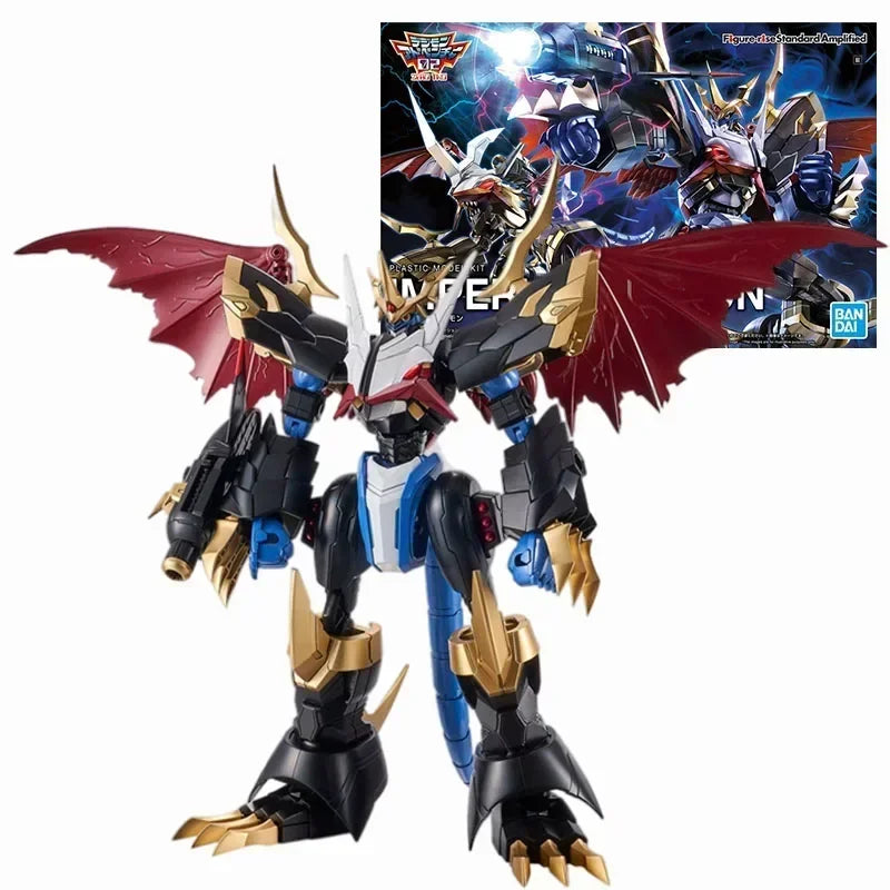 Original Bandai Digimon Adventure WarGreymon Omegamon Beelzebumon Gallantmon Alphamon Paildramon Action Figure Model with box