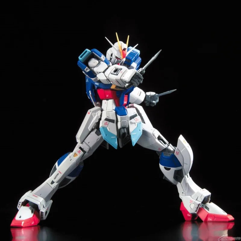 Bandai Original GUNDAM RG 1/144 Anime FORCE IMPULSE GUNDAM Action Figure Assembly Model Toys Collectible Gifts for Children
