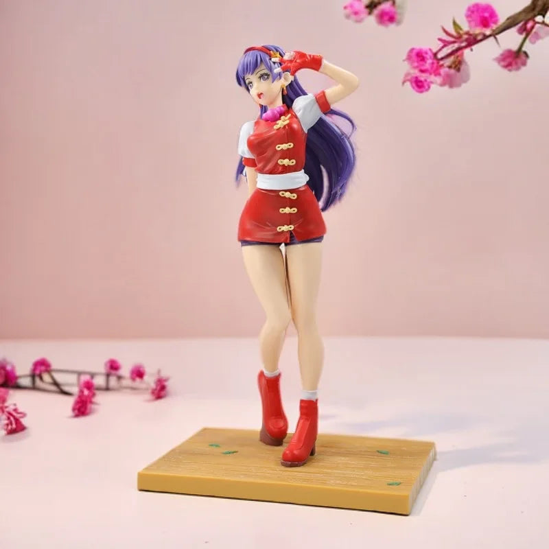 Hot 22cm Kotobukiya Original The King Fighters 98 Game Anime Figure SV314 Asamiya Athena Action Figure Model Doll Toys Boys Gift