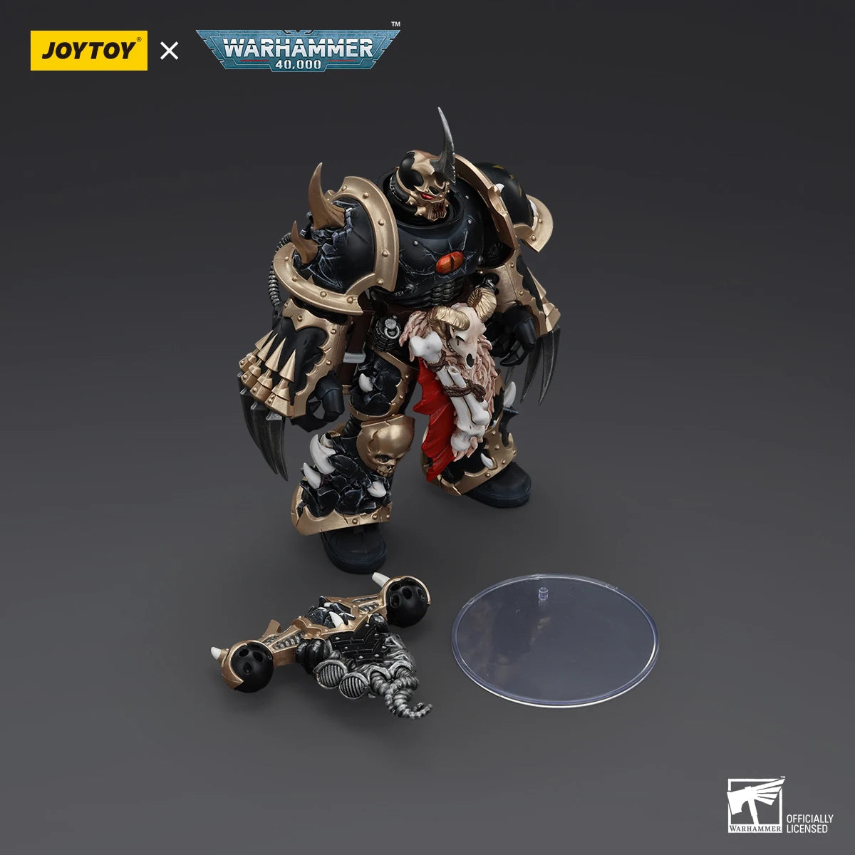 JOYTOY Warhammer 40K Chaos Space Marines Black Legion Chosen With Lightning Claws Action Figures Collection Original Decoration