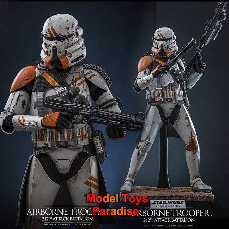 HOTTOYS HT MMS794 1/6 Collectible Toys Airborne Trooper 212 Attack Battalion Star Wars Soldier 12inch Action Figure Model Gifts