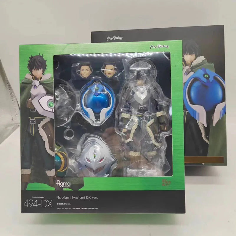 Low price In Stock MAX Factory Original Box FIGMA 494 Naofumi Iwatani DX Action Figure Model Gift for Kid Foam Box Packaging