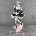 22.5cm Cat Ears Maid Costume Figure Model - Life in a Different World from Zero Beautiful Girl Desktop Decoration Toy Gift