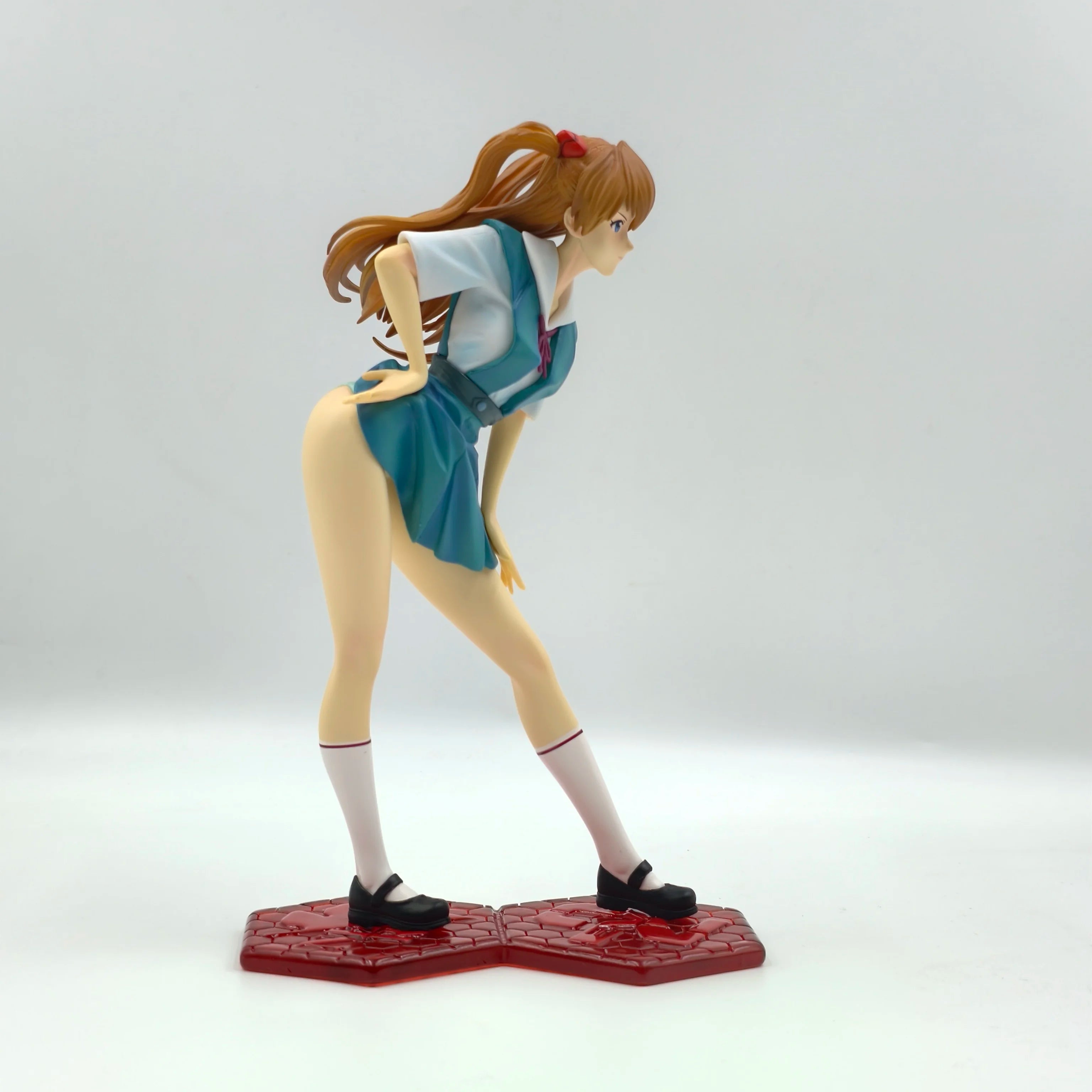 20cm 7.8 inch Anime Asuka Langley Soryu Action Figures Pvc Statue Desktop Ornamen Collection Statue Model Decoration Room Desk T