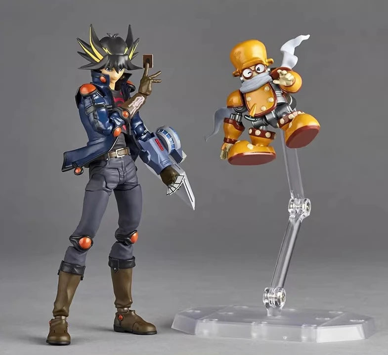 In Stock, Brand New Genuine Product, Kaiyodo, Yu-Gi-Oh, Yusei Fudo, Yuuma Tsukumo, Articulated Figures, Model