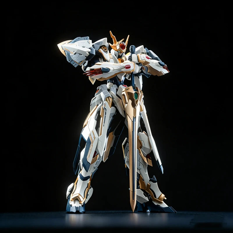 Emperor Huang 1/100 Alloy Skeleton Mecha Model Kit Assembly Toy Action Figures With Celestial Dragon Desktop Ornament Boy Gift