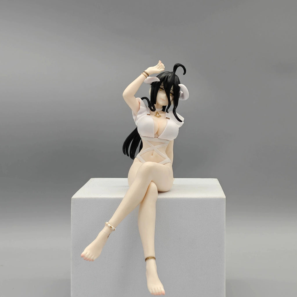 Overlord Albedo Bunny Girl Swimsuit PVC Anime Action Figures Model Collection Ornament Anime Cartoon Model Toy Gifts
